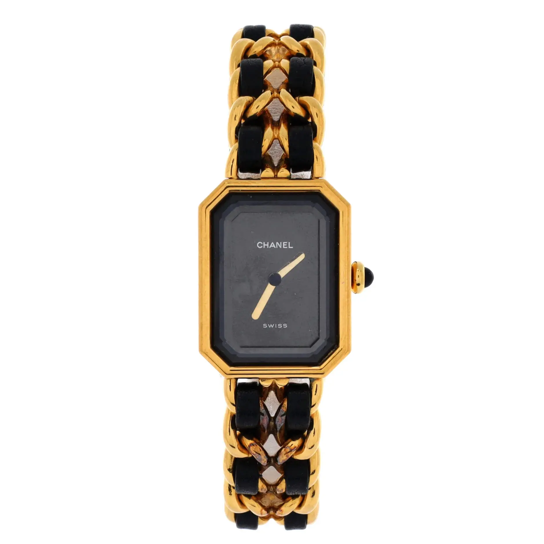 Pre-owned Chanel Premiere Rock Quartz Watch Plated Metal and Leather 20 by Rebag