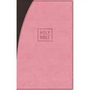 NIV, Premium Gift Bible, Leathersoft, Pink/Brown, Red Letter, Comfort Print: The Perfect Bible for Any Gift-Giving Occasion by Zondervan [Leatherbound Book]