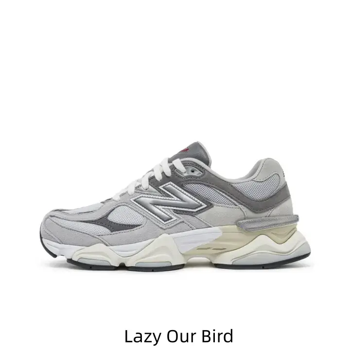 Grey Cream Two-tone Low-cut Collectible Sneakers Soft Mixed Suede & Breathable Mesh Upper Padded Ankle Collar Multi-layer Shock-absorbing Midsole High-value Neutral Retro Street Collector Trainers