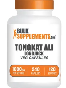 BulkSupplements Longjack Extract (Tongkat Ali) Capsules - 1000mg per Serving (240 Capsules - 120 Servings) BulkSupplements Longjack Extract (Tongkat Ali) Capsules - 1000mg per Serving (240 Capsules - 120 Servings)