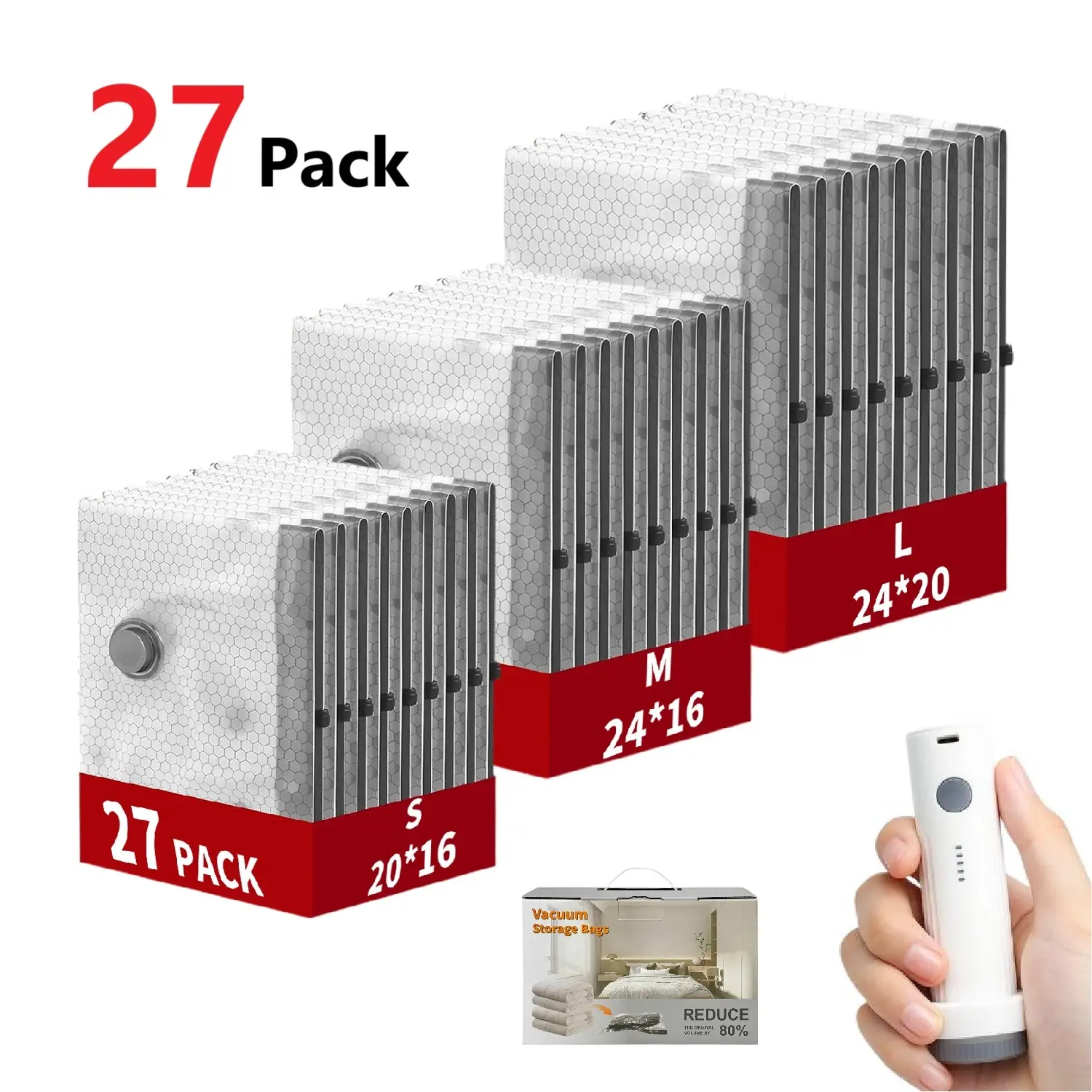 27 Pack + Wireless Electric Pump