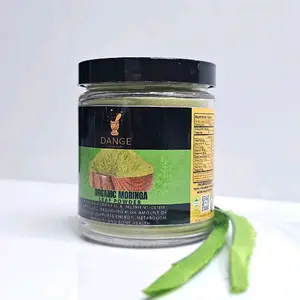DANGE Organic Moringa Powder - Premium Quality Moringa Leaves for Smoothies, Teas & Drinks - Dietary, Healthcare