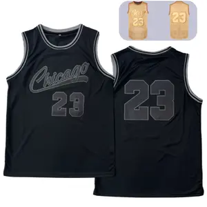 Men's #23 Dual Style-Custom Chicago Goat Basketball Jersey, Breathable Mesh, Relaxed Crew Neck, Special Edition "GOAT" Embroidery for Hoop Fans& Collectors, summervibes
