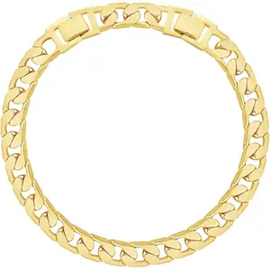 Gold Ankle Bracelets for Women, 14K Gold Anklets Chunky Cuban Link Chain Summer Beach Foot Jewelry Gifts for Women