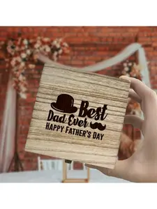 Engraved Watch Box for Dad, Wooden Watch Box, Perfect Fathers Day/Birthday Gift for Best Dad Ever, Cool Gift for Him