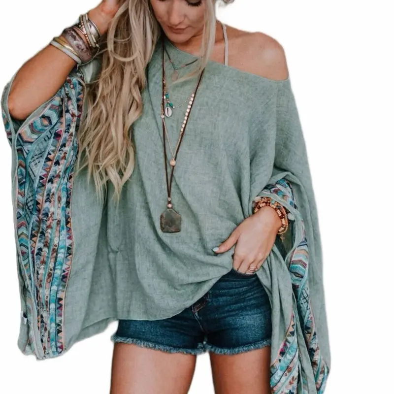 Fallon Embroidered Sleeve Poncho, boho poncho, western poncho, lightweight poncho, women’s poncho