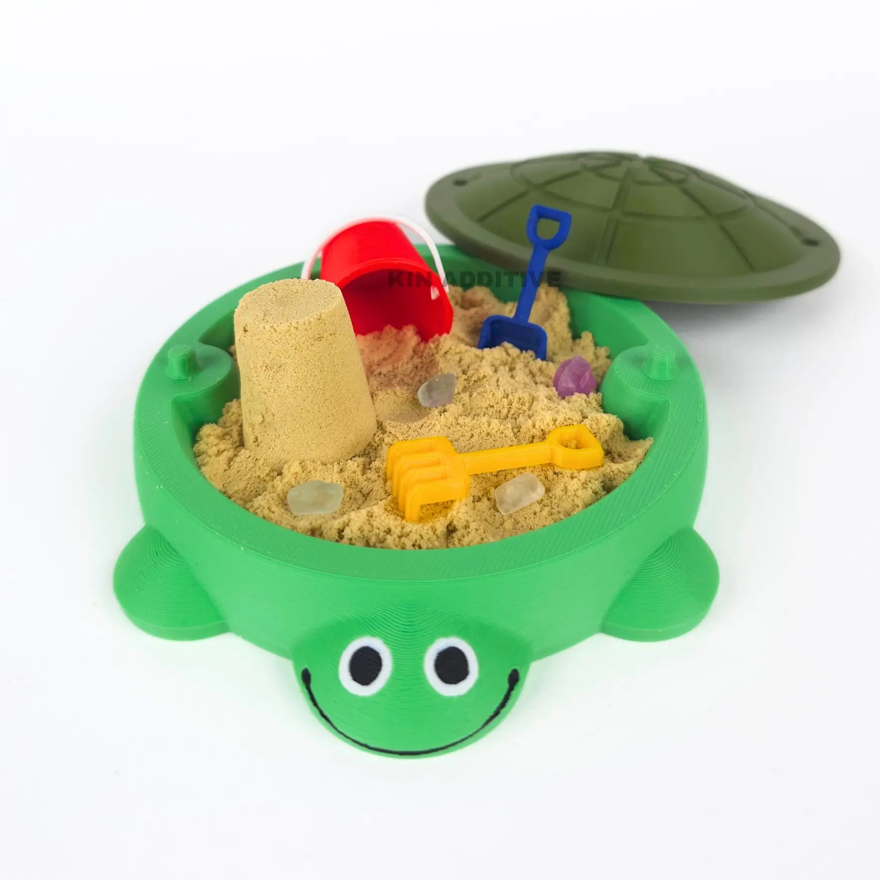 Mini Turtle Sandbox Zen Garden - Office & Home Decor, Turtle Sandbox Figure, Miniature Collectible Gift