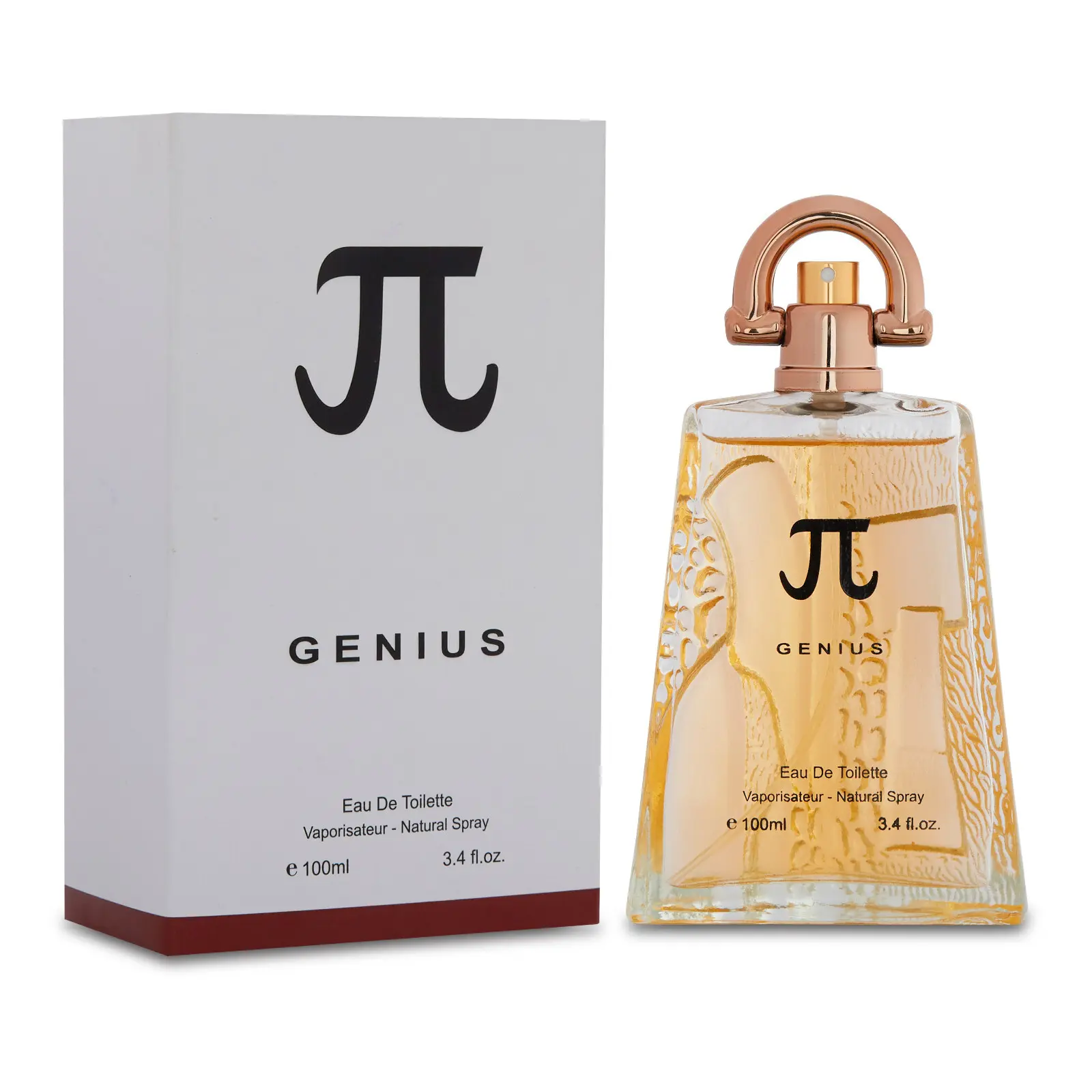 Fragrance Couture GENIUS POUR HOME 3.4 Oz EDT Spray Men's Cologne 100ml Large Bottle New Cellophane Wrapped