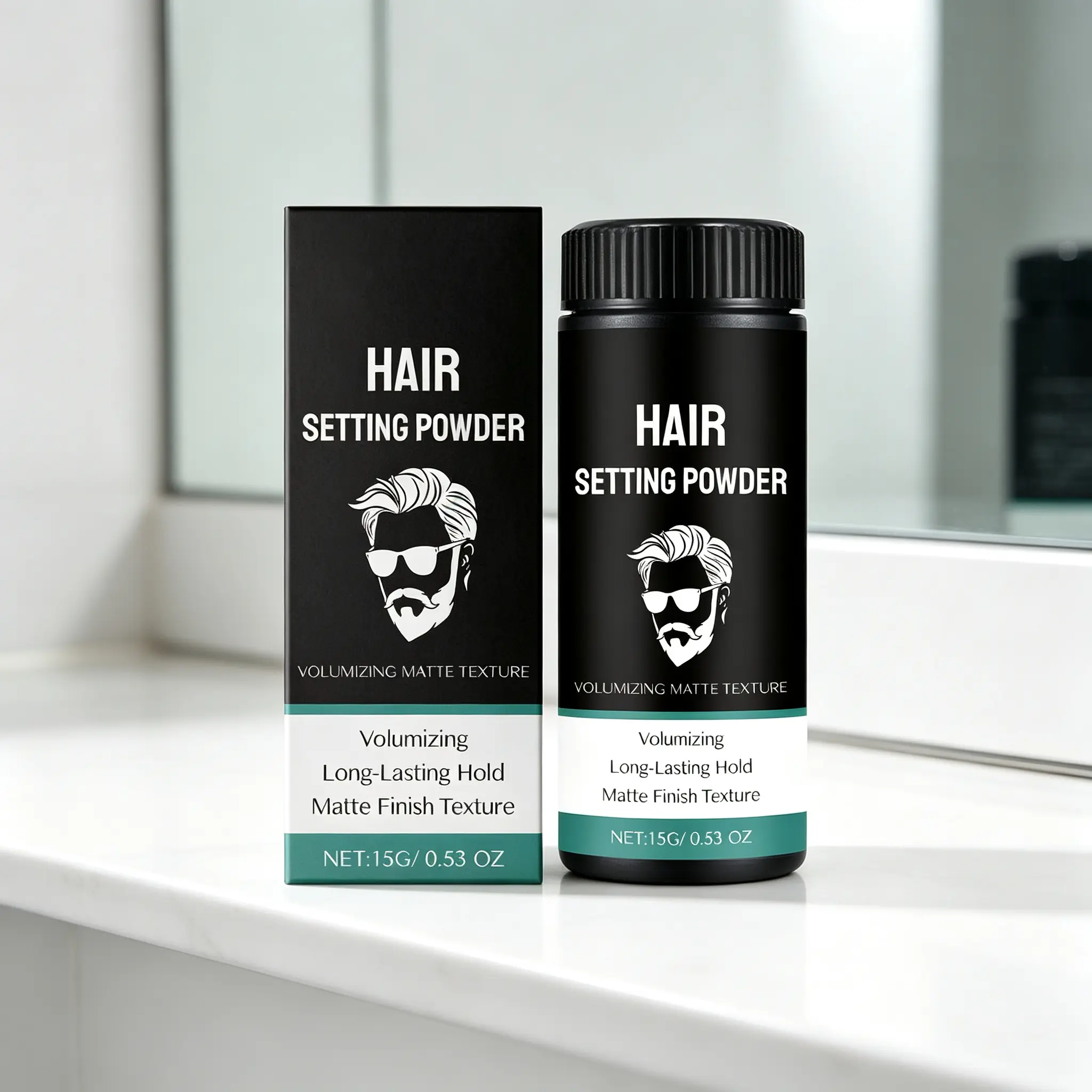Matte Hair Styling Powder 15g – Instant Volume & Texture, Lightweight Strong Hold for Men & Women