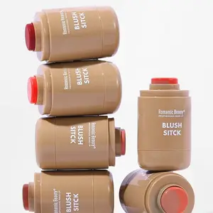 Lightweight Pocket Blush Stick in 6 Colors, Multi-Use Cream Blush for Cheeks and Lips, Long-Lasting Smooth Texture, Natural Makeup, Lightweight Natural Look