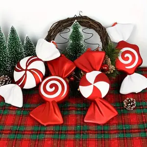 Christmas Decoration 32cm and Colorful Candy Pendant, Festive Holiday Decor, Perfect for Home and Office, Unique Gift Idea, Party Decoration Supplies