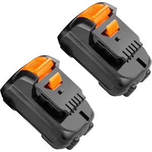 [2-Pack] 12V 4.0Ah High-Output  for  12V Max (12-) Tools Li-  DCB120 DCB121 DCB127 DCB122 DCB123 DCB124 DCB127-2