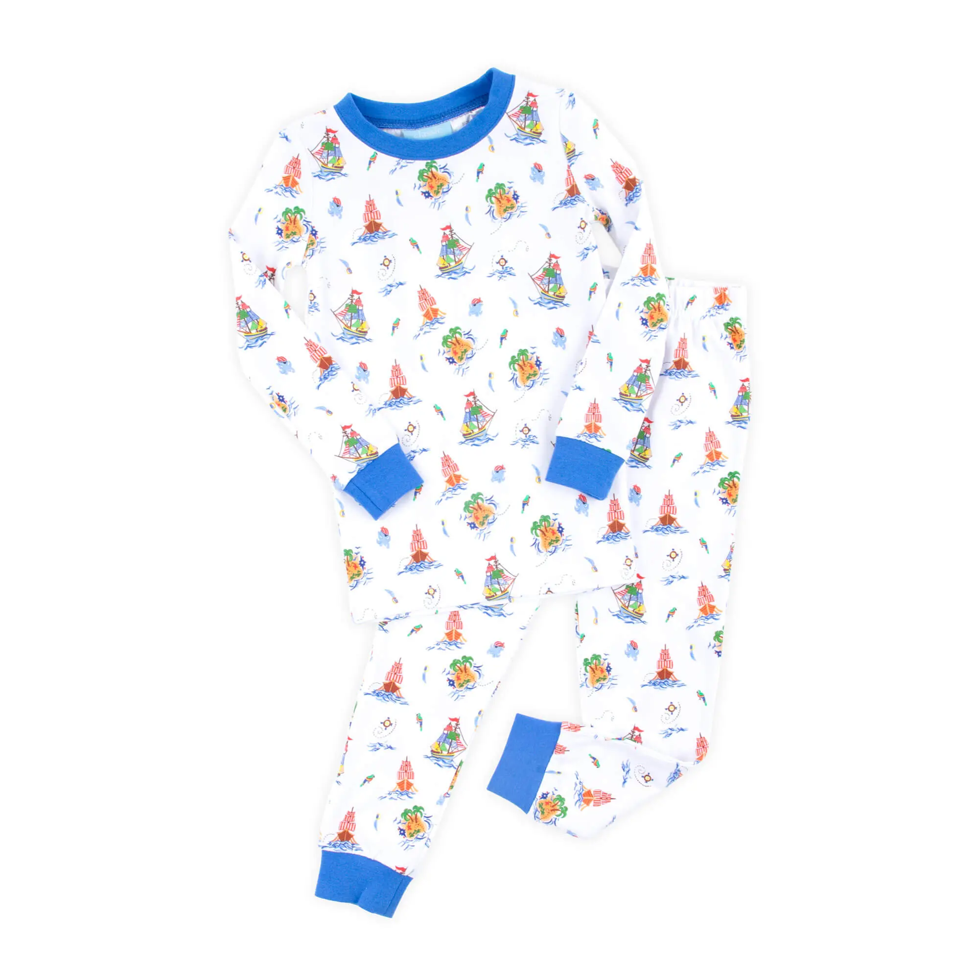 Pirate Ship Pajamas - Soft & Cozy Cotton PJ Set for Boys