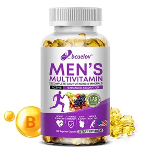 Bcuelov Men's Multivitamin Health Supplement,Supports Heart and Brain Health - 120 Capsules Bcuelov Men's Multivitamin Health Supplement,Supports Heart and Brain Health - 120 Capsules
