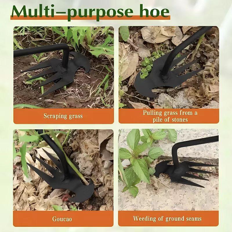 Multi-Function Weeding Tool — A new, durable gardening tool, this portable weeder pulls weeds out by the roots. Ideal for loosening soil, weeding, vegetable gardening, and aerating soil—the perfect choice for all your gardening needs.