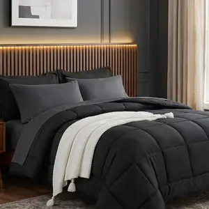 【Deals for You Days】DOWNCOOL 7-Piece Queen Size Bedding Comforter Set -Down Alternative Bedding Sets for All Season, Includes Comforter, Flat Sheet, Fitted Sheet, 2 Pillow Shams, 2 Pillowcases #dealsforyoudays#comfybedding