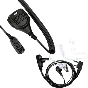 RTD Speaker Mic Compatible for Motorola Radios APX-6000 XPR-7550e APX-8000 (7000 4000) XPR-7350e (7580e 7380e 7550 7350) APX6000 APX7000 APX8000 XPR7550 XPR7550e, Two-Way Radio Accessory