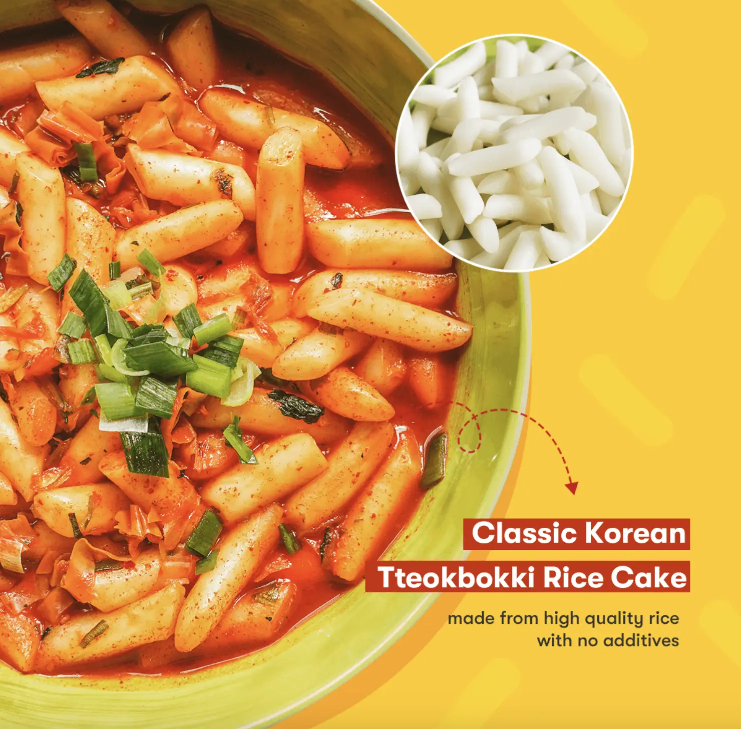 [2 Pack] Toppoki Korean Rice cakes, 600g, FREE SAUCE, Gluten-Free Asian Rice Pasta