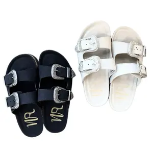 Western Buckle Sandals Women’s Summer Slides Footwear Girl