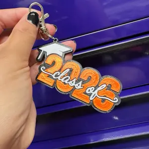 Senior Keychains Class of 2026 Choose Your Color 3D Printed