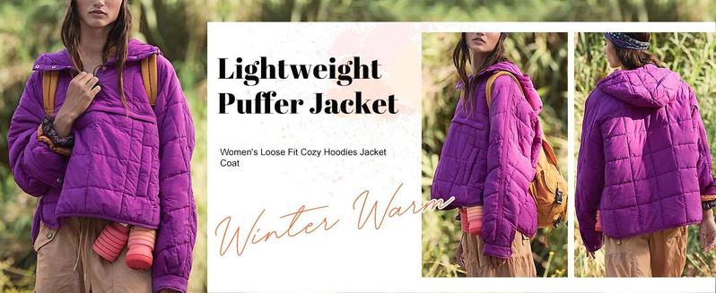 Tanming Women’s Oversized Hooded Pullover Puffer Jacket Cozy Lightweight Quilted Warm Hoodie with Chest & Side Pockets Fall Winter Spring Outwear Outfit TikTokShopBlackFriday Tanming Women’s Oversized Hooded Pullover Puffer Jacket Cozy Lightweight Quilted Warm Hoodie with Chest & Side Pockets Fall Winter Spring Outwear Outfit TikTokShopBlackFriday