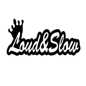 Loud & Slow Decal/Sticker for Car Truck SUV Home Decor Cell Phone Laptop Tumbler Accessories Driving vinyl Waterproof Car Sticker Decal Permanent Vinyl