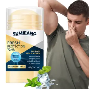 Men's Deodorant Stick 40g, All-Day Odor Control, Long-Lasting Freshness, Invisible No Marks, Quick Dry, Gentle Non-Irritating