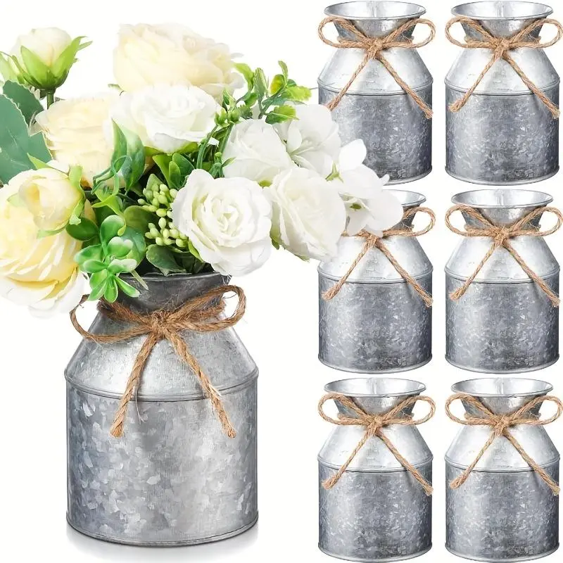 6Pcs Bud Vases Set Small Vintage Bottles Bud Vases in Bulk Multiple Shape Cute Vases for Rustic Wedding Centerpieces Table Decorations and Home Decor sohochic sohochic sohochic sohochic sohochic