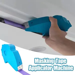 Masking Tape Applicator Machine, Professional Painter Masking Tape Dispenser, Durable ABS Handheld Adhesive Tape Applicator for Home and Industrial Use