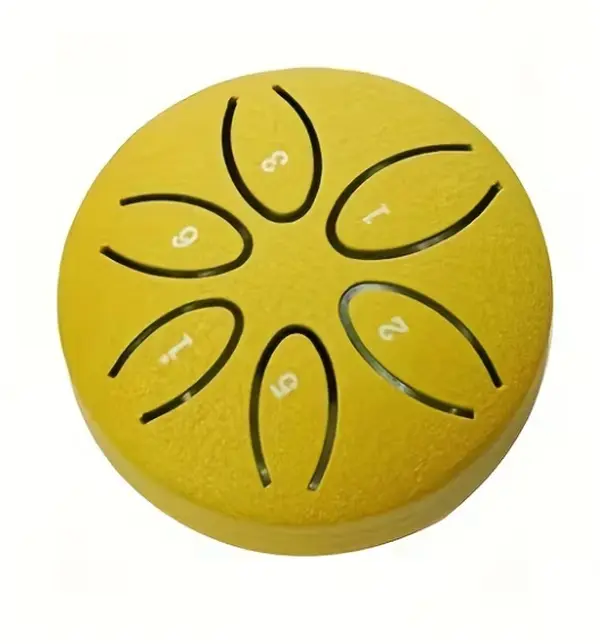 3 inch 6 Tone Mini Portable Carbon Steel Tongue Drum Audio