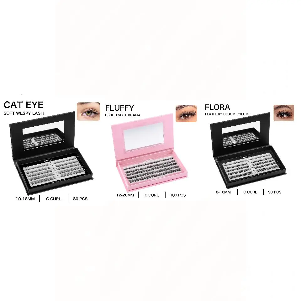 Combo2: cat eye+fuzzy+flora
