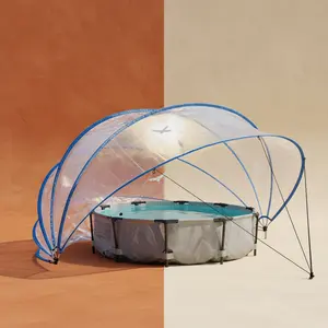 16-Foot Retractable Pool Cover Dome