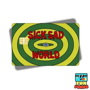 Sick Sad World Credit Card Skin - Daria - Vinyl Sticker for debit cards, Waterproof, Glossy or Holographic - Easy to apply funny card sticker credit card