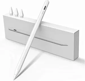 Stylus Pen for iPad Pencil, 3X Fast Charge Apple Pencil with Palm Rejection & Tilt Sensitivity, Compatible for 2018-2025 iPad 6/7/8/9/10/11, Pro 11"/12.9"/M4, Air 3/4/5/M2/M3, Mini 5/6