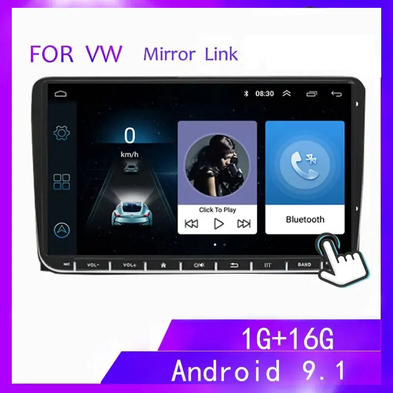 2 Din Wifi MP5 Player 7'' 9'' Mirror Link Car Stereo Radio GPS Android For Bora Golf VW Polo Volkswagen Passat B6 B7 Touran
