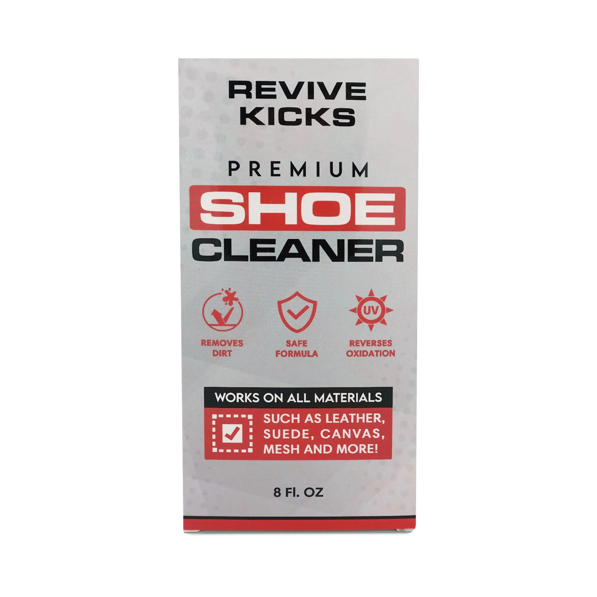 Premium Shoe Cleaner Kit Revive Kicks - Leather Suede Canvas Mesh and More - UV Activated - Safe Formula