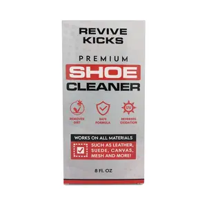 Premium Shoe Cleaner Kit Revive Kicks - Leather Suede Canvas Mesh and More - UV Activated - Safe Formula