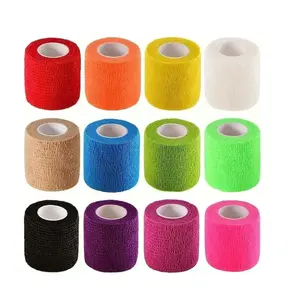 1pc/3pcs Non-Woven Elastic Self-Adhesive Bandage For Sports, Writing, Finger & Wrist Support