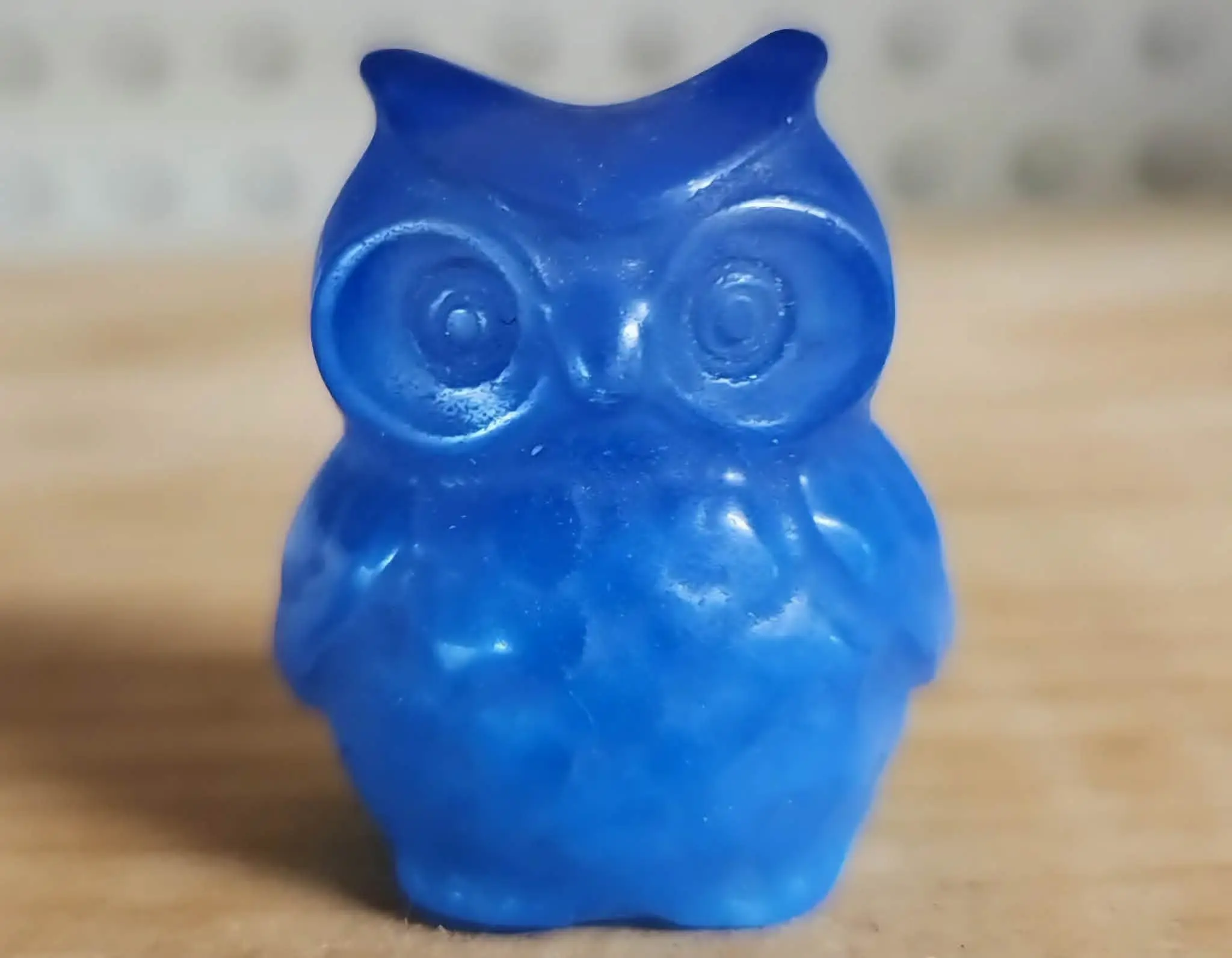 Blue Opalite Owl Carving