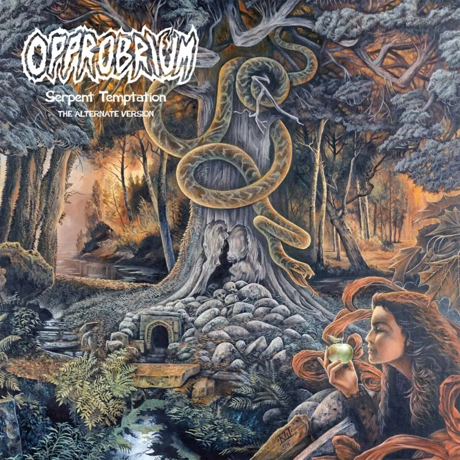 Opprobrium - Serpent Temptation - The Alternate Version 1996  [VINYL RECORD - LP] Colored Vinyl, Silver
