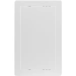 6x10 Inch White ABS Plastic Square Access Panel for Drywall Ceiling Access Door for Plumbing Electrical HVAC Indoor Access Panel for Crawl Space