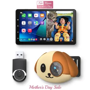 Mother’s Day Sale 2-in-1 Baby Car Camera & Wireless CarPlay Adapter-No Extra Screen Needed, 1080P Car Baby Monitor for No-Glow Night Vision, 150° Wide Angle, Plug&Play (No Android Support)