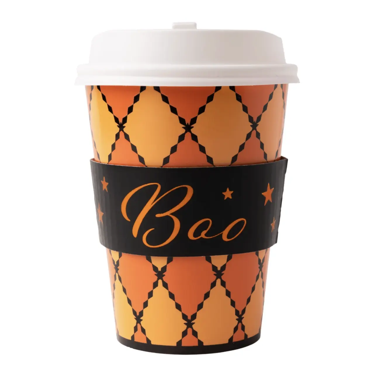 Vintage Halloween Boo Hot Cups