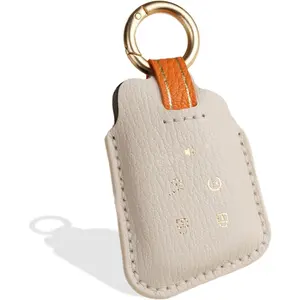 OLLEN NO-Screws Premium Leather Key Fob Cover, Fit for GMC Yukon Denali Sierra Chevy Silverado Suburban Tahoe Buick 2021-2026, Car Key Case (5 Buttons, Beige)