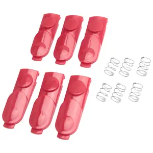 6PCS Wand Tube/Cleaner Head Clip Latch Tab Button for Dyson V7 V8 V10 V11 V15 Vacuum Replacement Tool Button with Spring