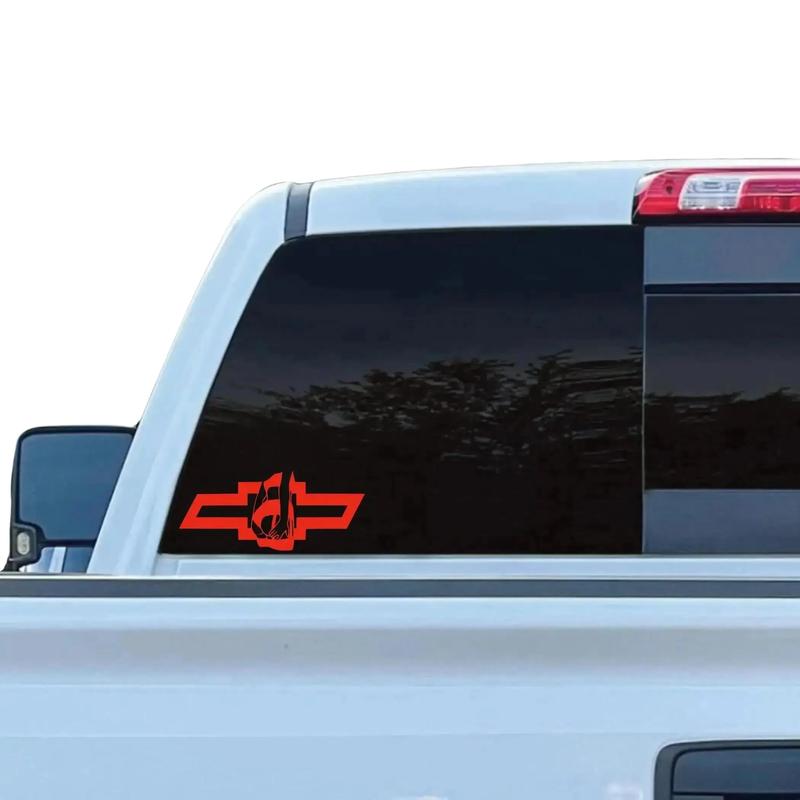 Chevy decal with a sexy girl
