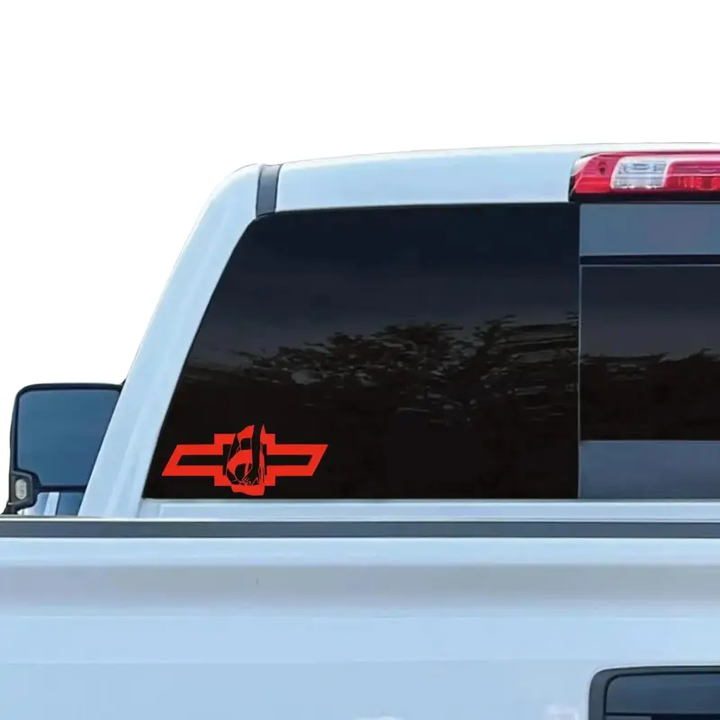 Chevy decal with a sexy girl