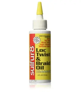 Sulfur 8 Loc Twist and Braid Oil, 4 Ounce