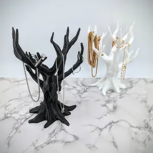ChiclyBuilt Tree Jewelry Display Stand - Rings and Necklace Display Holder
