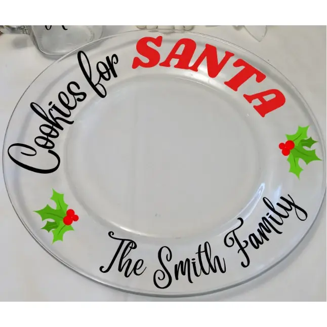 Cookies for Santa Plate and Mug Set, Holiday Cookie Plate